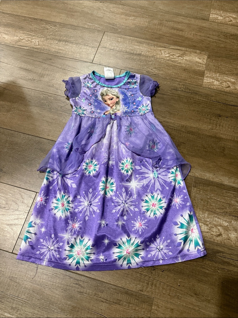 Disney Elsa Snowflake Play Dress Size 4T